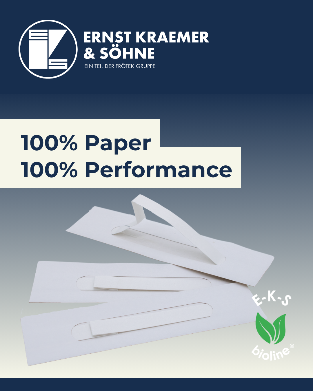 100% Paper. Maximum Performance. Sustainably Designed.