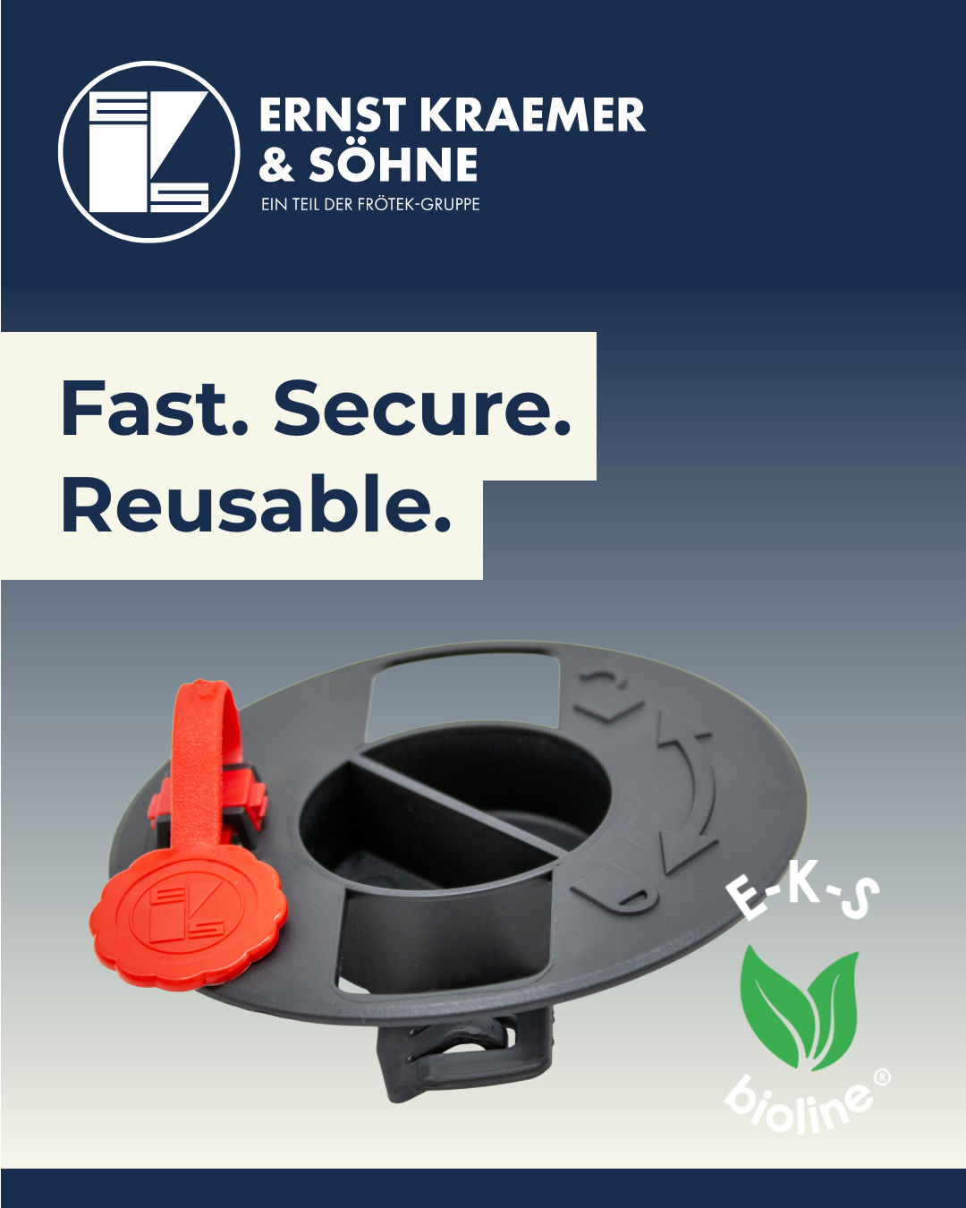 Schnell verschließen und zusätzlich sichern